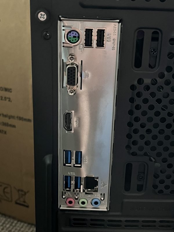 Rear ports